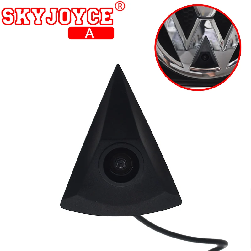 SKYJOYCE Front View Camera HD CCD Car Front LOGO Emblem Camera Japan Car Brand H T N auto Parking Camera land cruiser prado Fit
