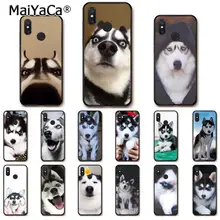 MaiYaCa породы Хаски; милый щенок собака чехол для телефона для Xiaomi Redmi8 4X 6A S2 7A 6A Redmi 5 5Plus Note5 7 Note8Pro