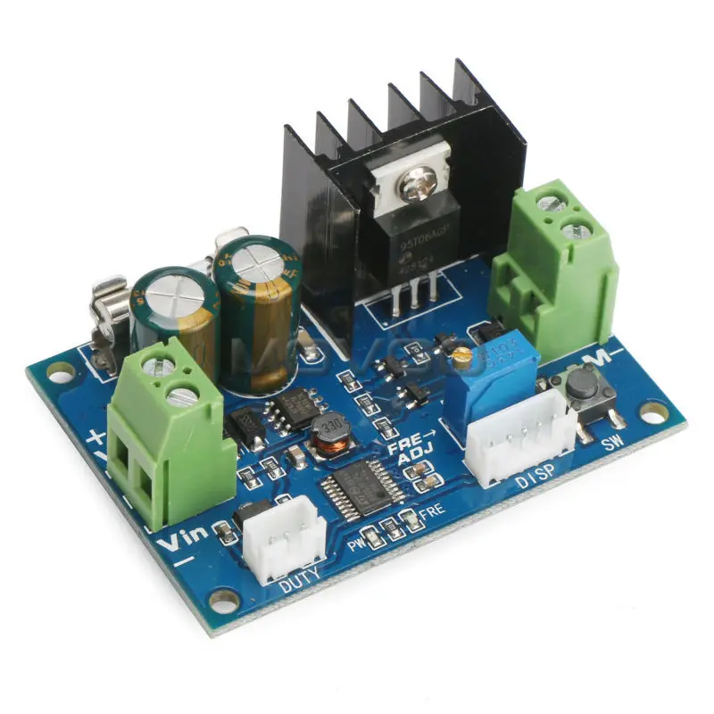 DC Motor Speed Control Module DC 5~60V/20A Duty cycle frequency ...