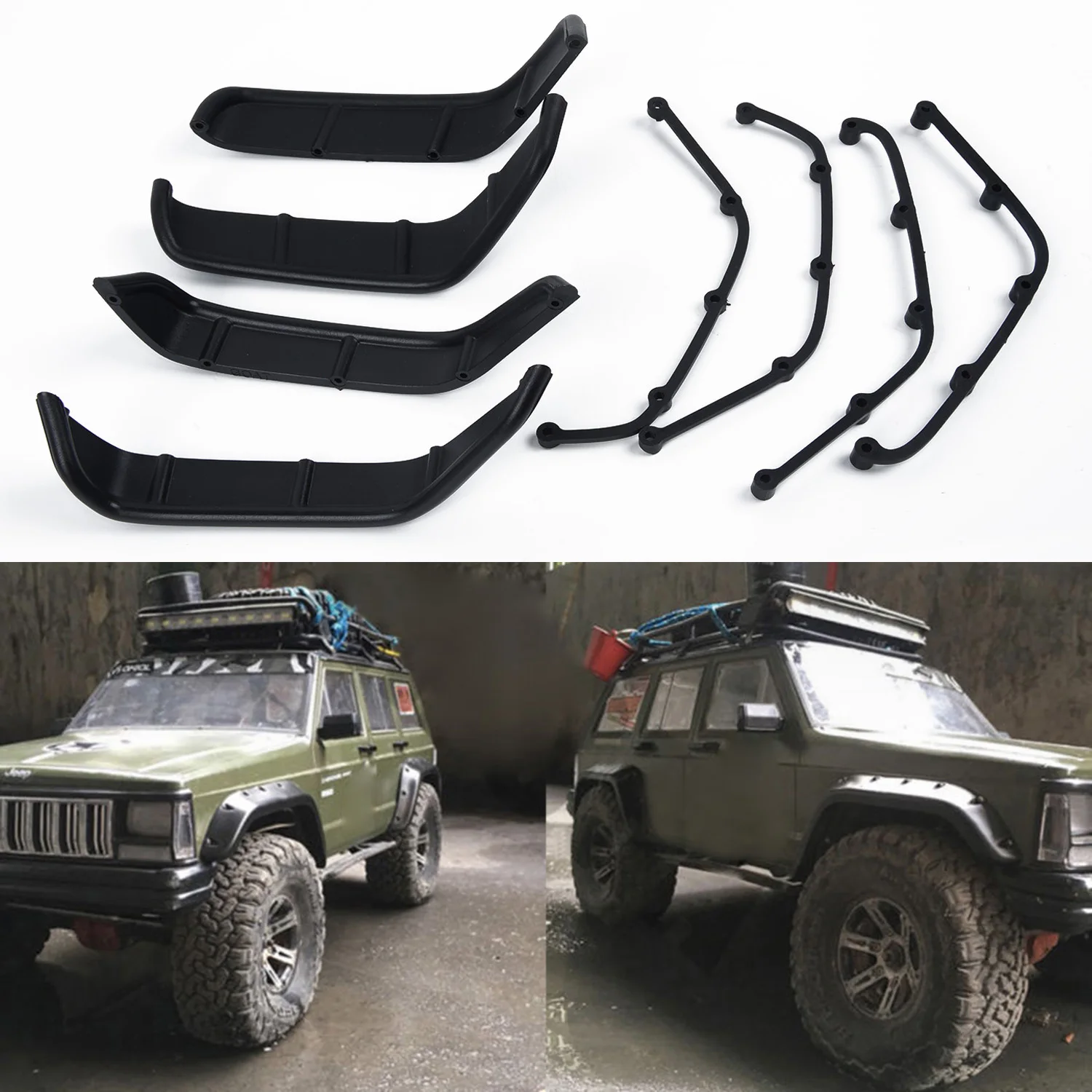 Крыло для осевого SCX10 II 90046 90047 Cherokee комплект RC Гусеничный подходит горячая распродажа