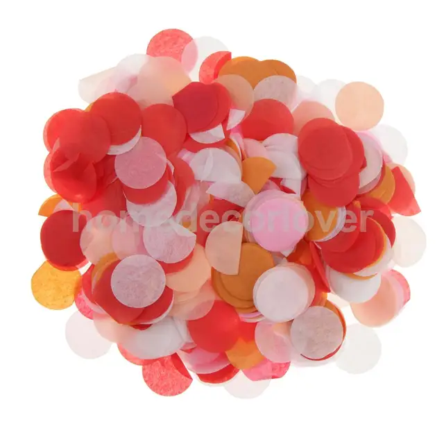 Bag og 30g Multicolor Round Paper Confetti Tissue Confetti Table