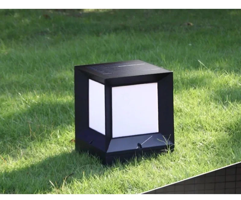 Preto à Prova Conduziu a Lâmpada de Iluminação do Jardim do Pátio ao ar Livre com Sensor para a Decoração do Assoalho Casa de Campo Nórdico Branco Água Solar Rua Ip44 d' 4 Cheap Lâmpadas solares