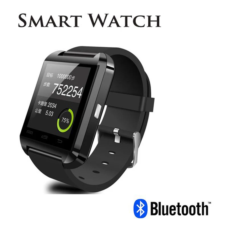  Цифровой Hi - fi женщины и мужчины U8 bluetooth-смарт наручные часы для iPhone Samsung HTC LG 