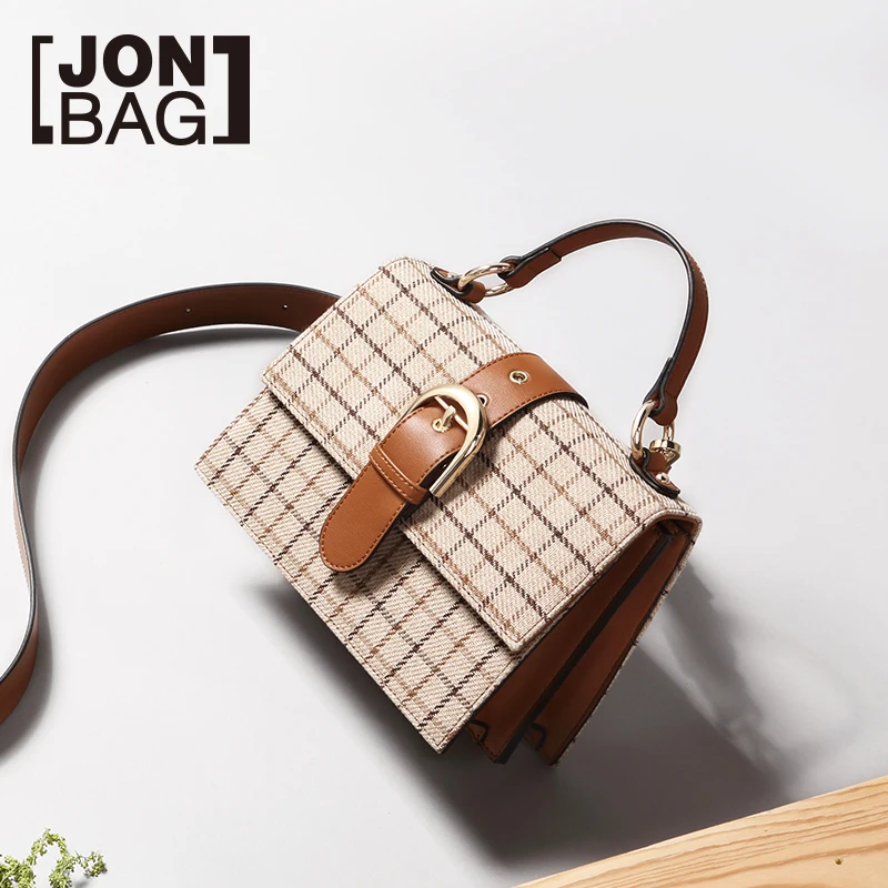 JONBAG осень и зима текстура маленькая сумка 2019 Новая мода одно плечо через