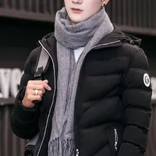 Новинка зимы Куртка Для мужчин теплое пальто Модные Повседневное парка утолщение пальто Для мужчин для зимы