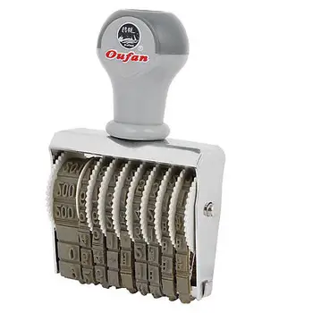 

Date Design 9 Digits Number Numbering Machine Roller Stamp Seal