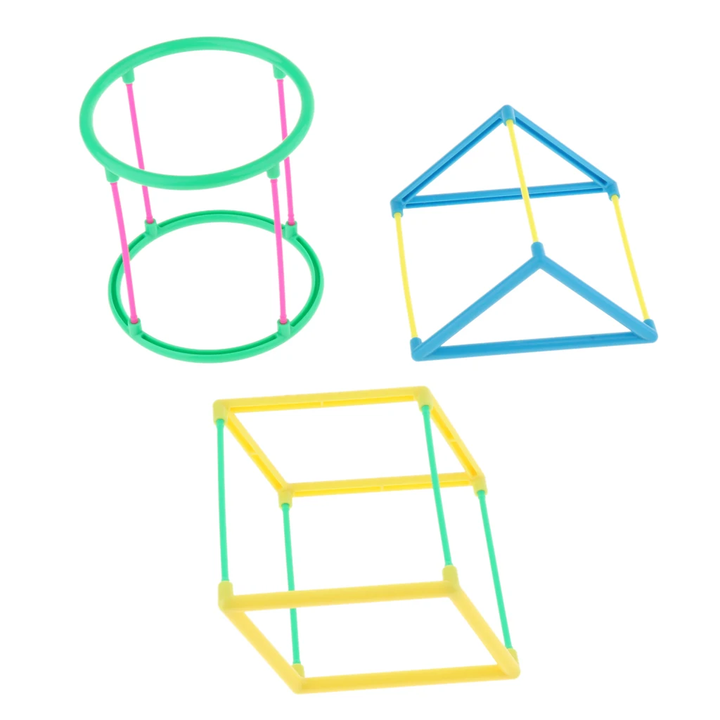 3D Geometric Model Building Assemble Kits Educational Toy for Math Geometry Taching Aids - Kid Student Supplies