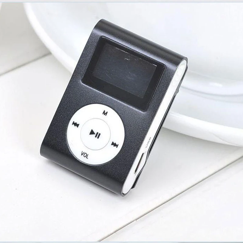Mp3 плеер мини музыкальный медиаплеер портативный ЖК экран поддержка USB Micro SD tf
