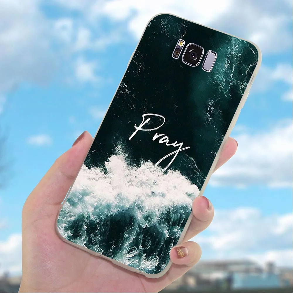 Мягкие чехлы из ТПУ с изображением Иисуса Христа чехол для Samsung Galaxy S8 M10 M20 M30 S7 Edge S6