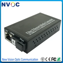 10/100/1000 M, SX, 20 км, 1RJ45, одномодовый, симплексный, SC, внешний источник питания, американское зарядное устройство, мини-гигабитный волоконный медиаконвертер