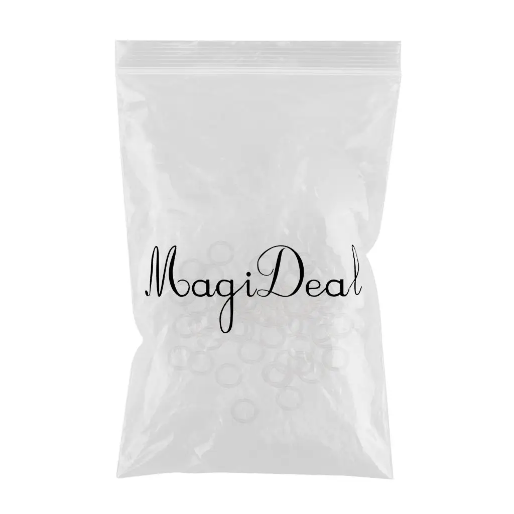 100pcs Nylon Bra Strap Adjuster Slider O Rings Lingerie Sewing Crafts 12mm