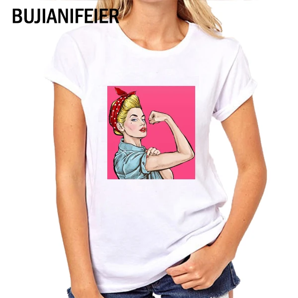 

Famous brand BUJIANIFEIER 2019 VOGUE fashion new T-shirt cartoon print T-shirt BJN42