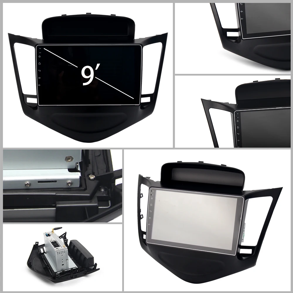 Excellent 9inch IPS screen for chevrolet cruze 2008-2014 PX6 Android 9.0 Car GPS Radio with DSP 4+64GB Auto Stereo Multimedia 1