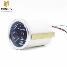 CNSPEED Oil press gauge 2″(52mm) Oil pressure gauge 0-7 bar SENSOR SMOKE LEN/Tachometer/Car Racing meter ms101231