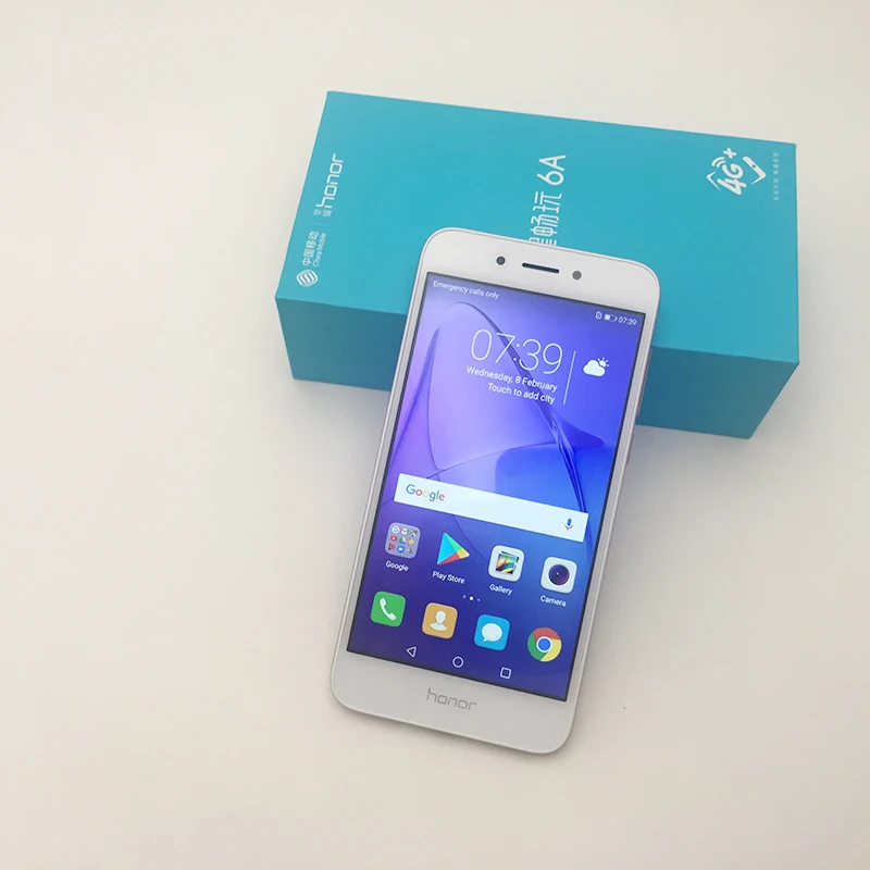 Huawe Honor 6A Play 2 Гб 16 Гб оригинальный новый мобильный телефон Snapdragon 430 Восьмиядерный Android 7,0 5,0 дюймовый сканер отпечатков пальцев