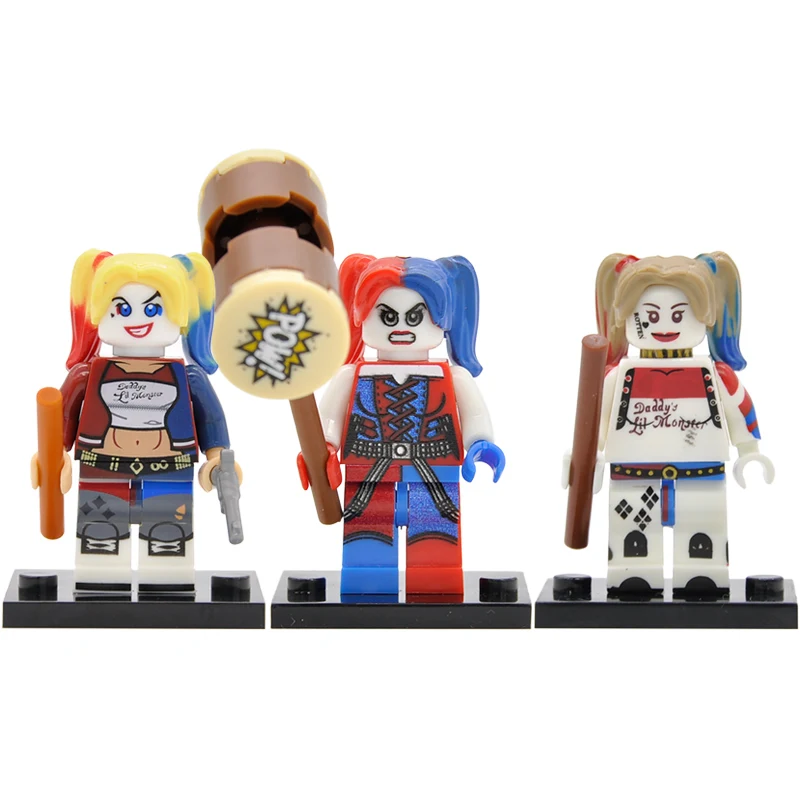 

DC Harley Quinn Joker Figure Legoingly Building Blocks Super Hero Superhero Sets Models Bricks Toys For Children