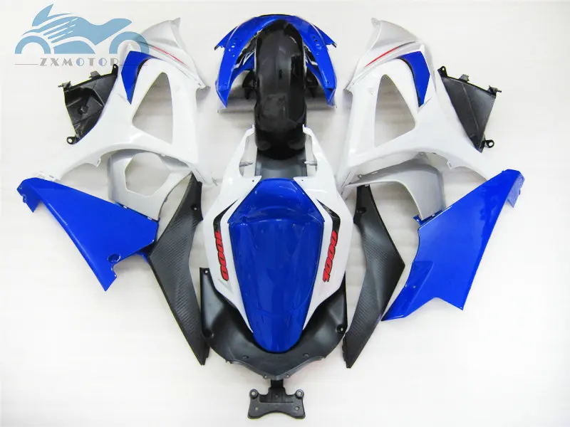 Набор обтекателей для мотоциклов Suzuki GSXR 1000 GSXR1000 2007 2008 K7 K8 07 08 сине белый GS26|Полные