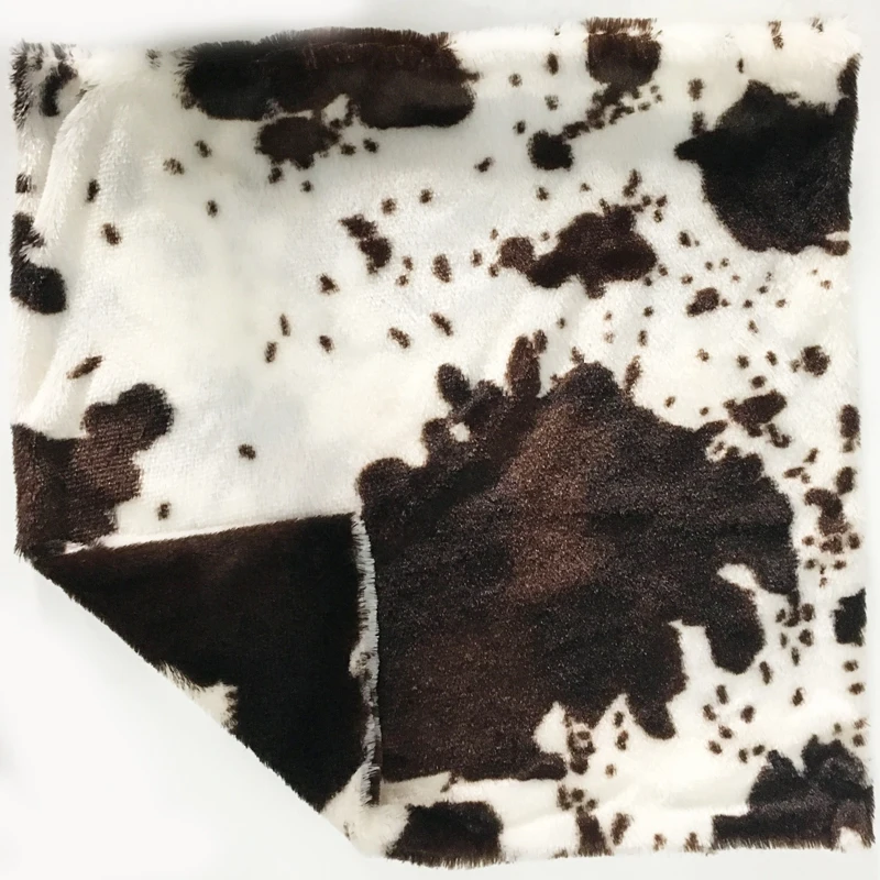 Наволочка с рисунком коровы, роскошный чехол из искусственного меха, чехол для подушки, украшение, Чехол 45x45 50x50 см