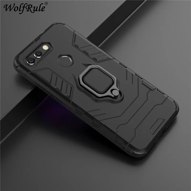 

Wolfrule Holder Magnetic Case For Huawei Honor View 20 Case Durable Metal Ring Stand Cover For Huawei Honor View 20 V20 Funda