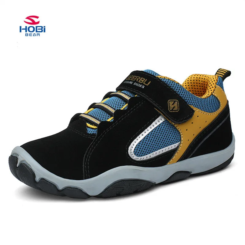 

2018 Children Shoes Genuine Leather Waterproof Kids Sneakers Breathable Girls and Boys Sports Shoes running Trainers Size 28-39
