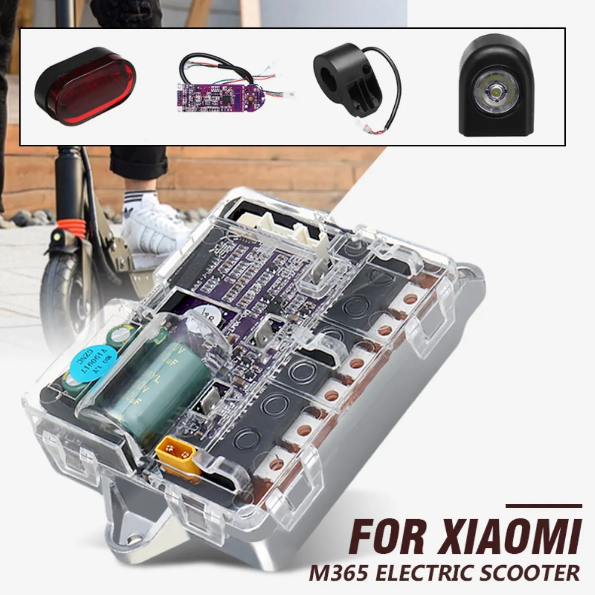 

Controller for Xiaomi Mijia M365 Scooter Circuit Board Motherboard Headlights Electric Scooter Controller ESC Circuit Kit