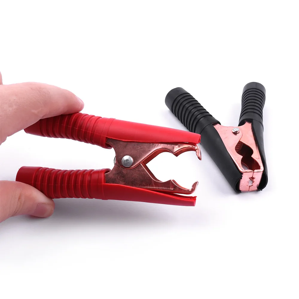 Hot Sale 2Pcs 90mm Crocodile Clips Car Caravan Van Battery Test Lead