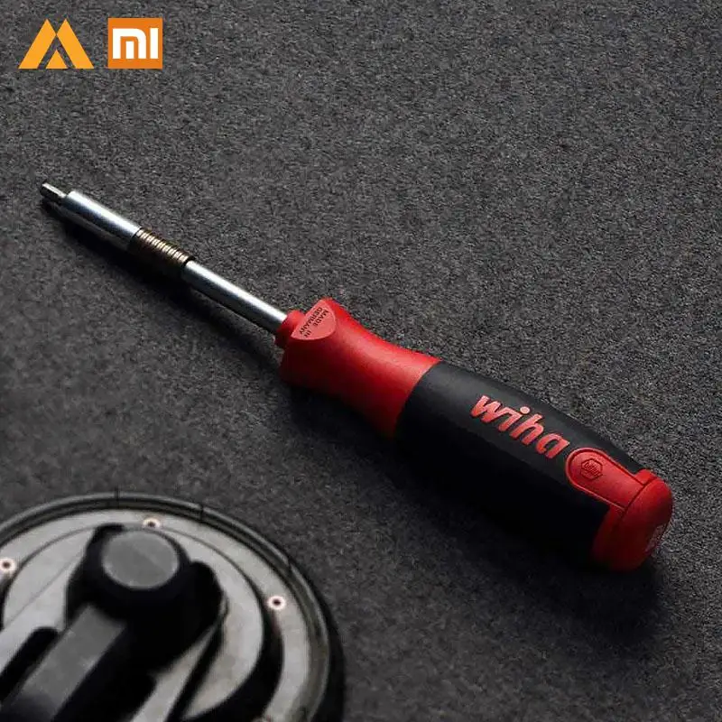 Оригинальный Xiaomi Mijia отвертка Wiha 26 в 1 сталь Xaomi магнитные биты домашний комплект