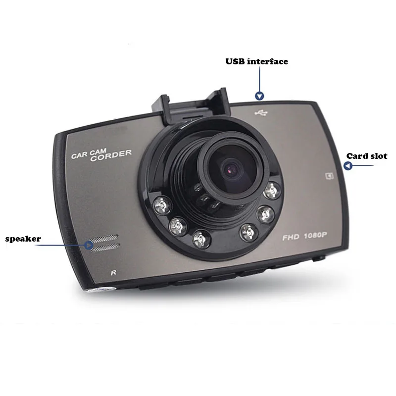 Авто 1080p Высокое разрешение ночного видения автомобиля страховка тире камера