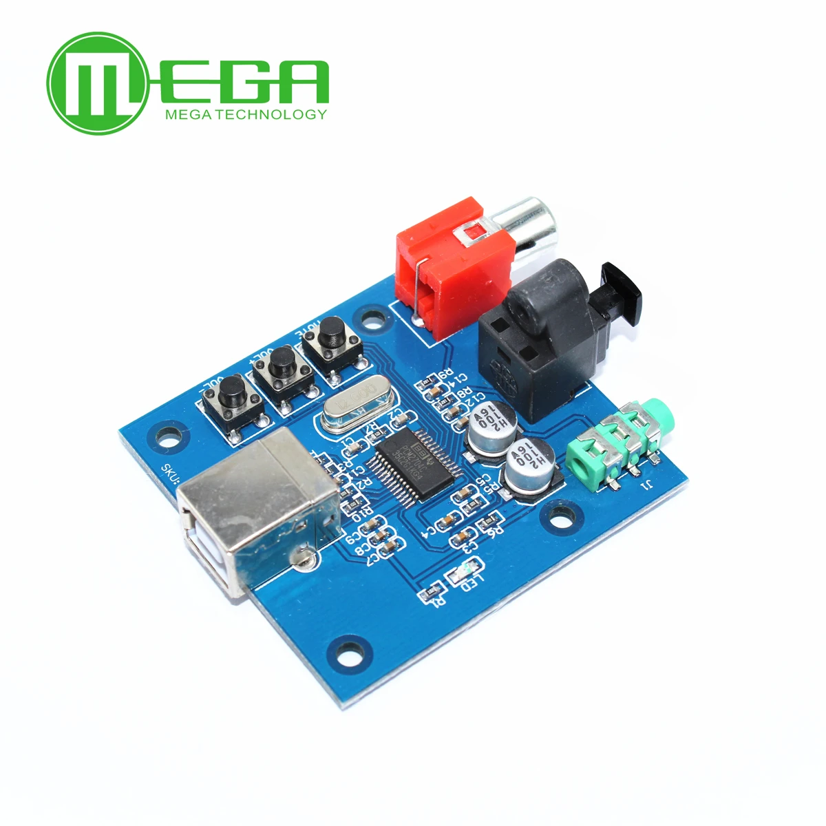 PCM2704 Audio DAC USB to S/PDIF Sound Card hifi DAC Decoder Board 3.5mm