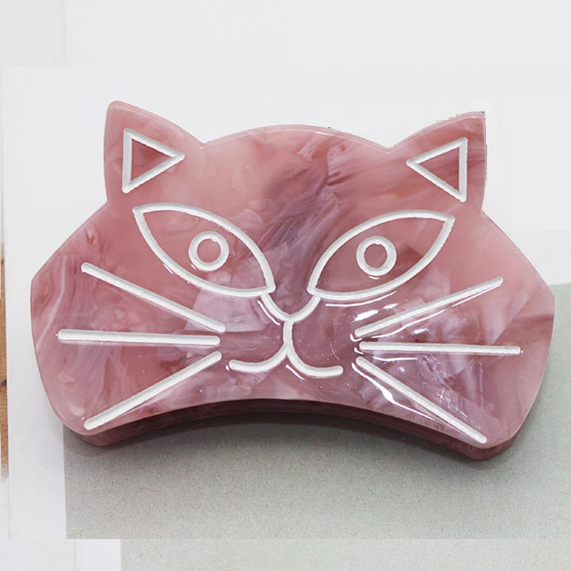 Cute Cat Acetate hair claws for women fashion Hair jewelry Hair Clips