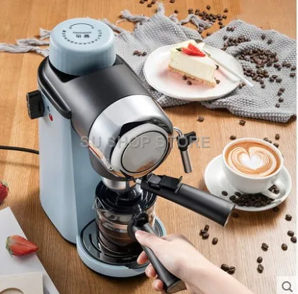 220V Full-automatic Electric Coffee Machine 5 Bar Mini Coffee Pot Household 240ML Electric Coffee MilkBubble Maker EU/AU/UK