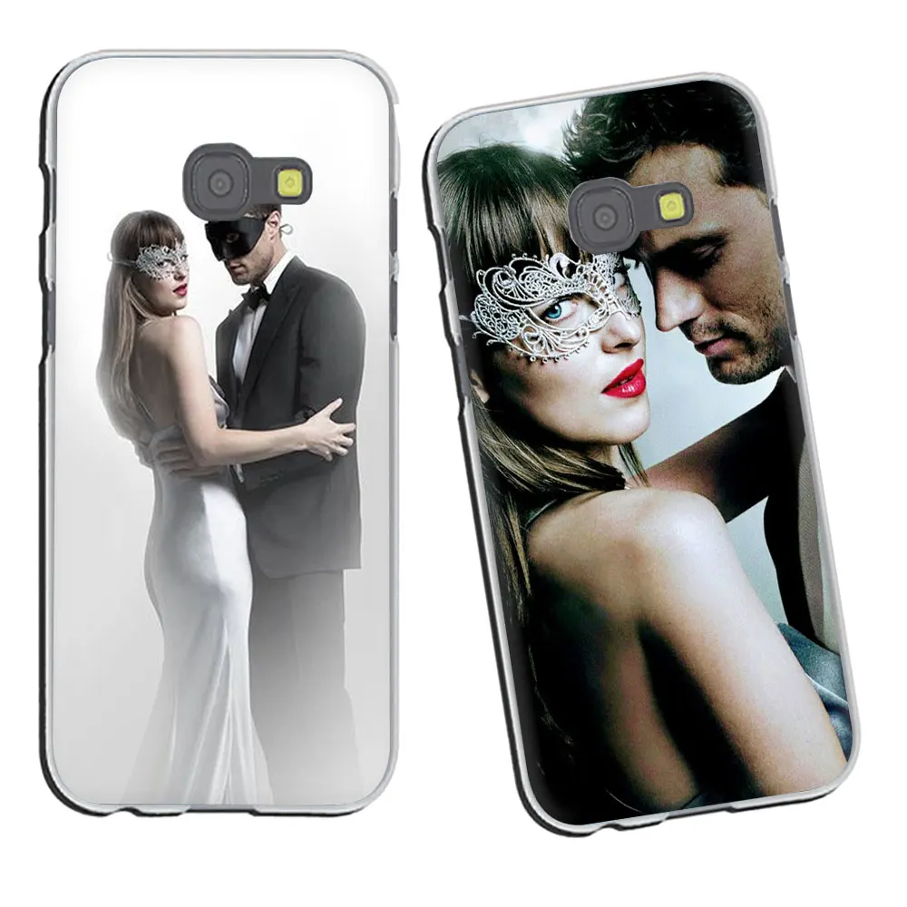 Жесткий серый чехол для телефона Fifty Shades 2015 2016 Galaxy J7 J6 J5 J3 J2 J1 полузавернутый Samsung J