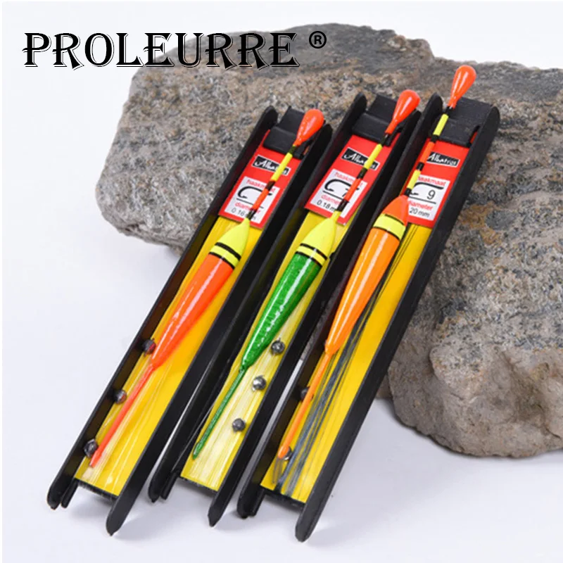 

Proleurre 3Pcs/set Fishing Floating Buoy Gear Outdoor Sports Vertical Fish Floats Tackle Set Fishing Pesca