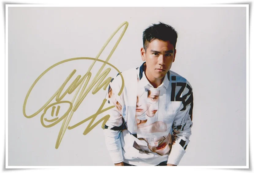 Eddie Peng Yuyan autographed подписанный оригинал фото 6 дюймов новый китайский Бесплатная