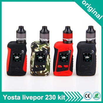 

Original Yosta Livepor 230 TC kit 230W Livepor 230 Box MOD Vape with iGVi P2 Sub ohm Tank 4ML 510 thread E-Cigarette Vaporizer