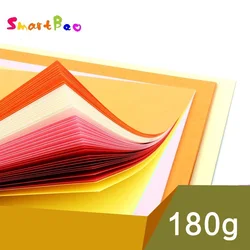 Carte A4 en papier de couleur unie, 180g, pour Scrapbooking, cartes faites à la main, cadeau artisanal, décoration, 100 pièces/lot 