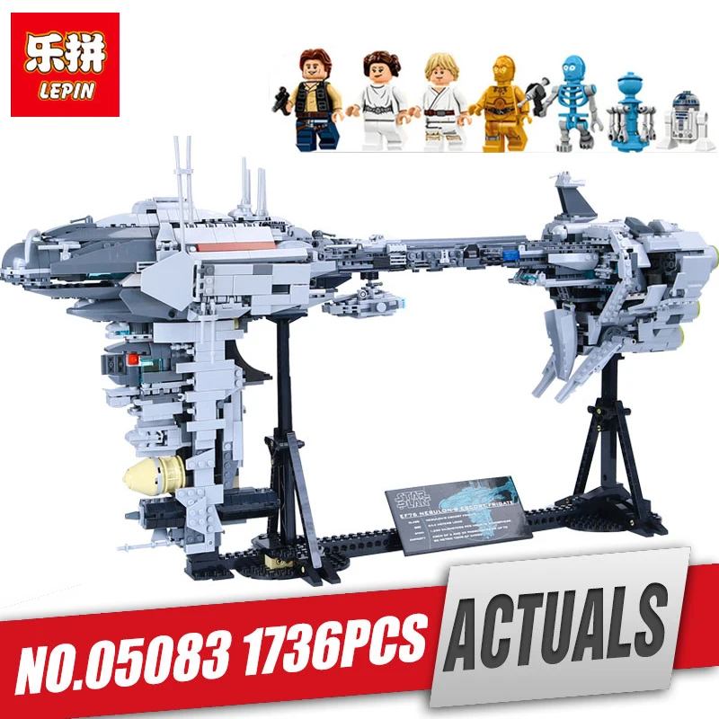 

Lepin 05083 Star Plan MOC Wars Series The Nebulon B Medical Frigate Set Building Blocks Bricks Toys Christmas LegoINys Gifts