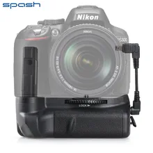 Spash Профессиональный Батарейная ручка для Nikon D5100 D5200 D5300 профессиональной фотографии Аксессуары подарок Дистанционное управление