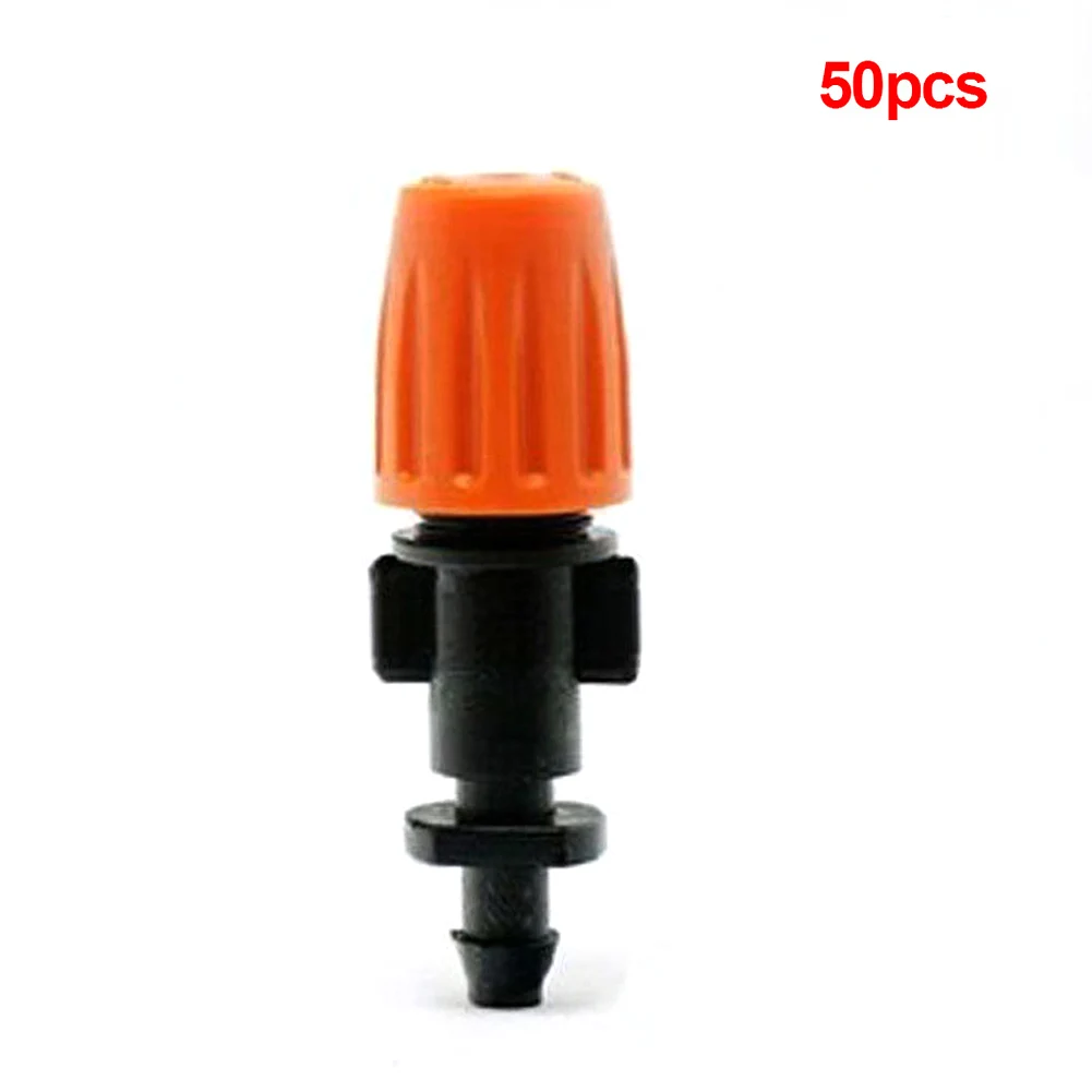 

50pcs Micro Drip Irrigation Plant Self Watering Garden Hose Sprinklers Atomization nozzle Water Control Sprayer Garden Sprinkler