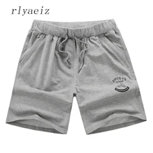 Rlyaeiz новые летние шорты для женщин для мужчин Высокое качество с принтом букв Досуг Короткие повседневные бермуды Masculina негабаритн