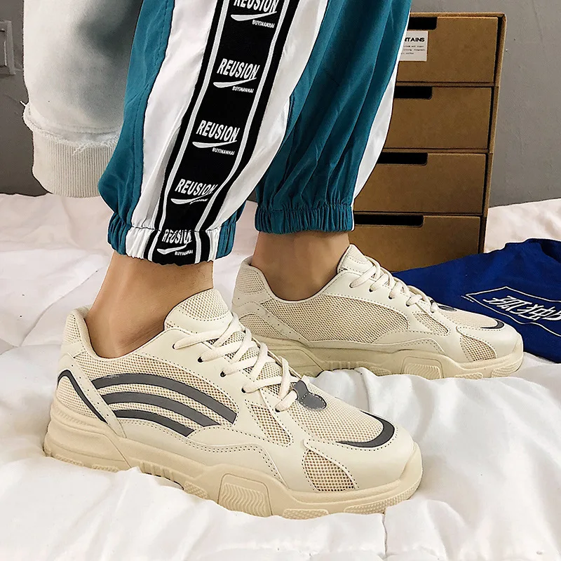 

Men Shoes Summer Fashion Breathable Sporty Style Shoes Men Easy Matching Students Shoes Light Comfortable Casual Shoes 39-44