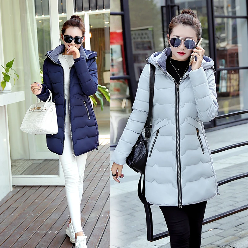 Зимняя женская куртка, плюс размер, 7xl, тонкое женское хлопковое пальто, толстый теплый длинный пуховик, женская зимняя парка с капюшоном, Mujer