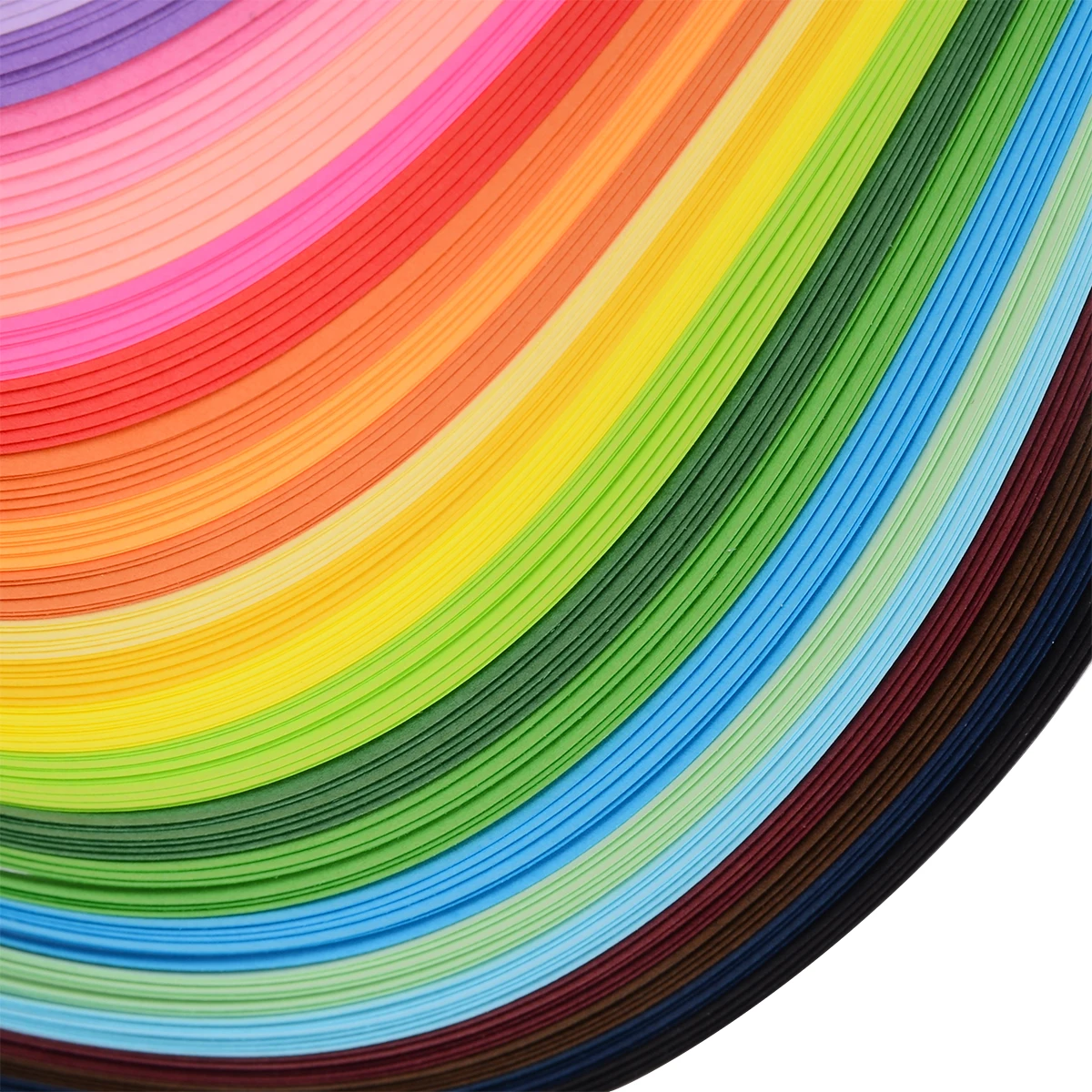 2 Sizes 160 Strips Paper Quilling Rolling Tool Colorful 5mmx540mm/3mmx390mm For Papercraft DIY Craft