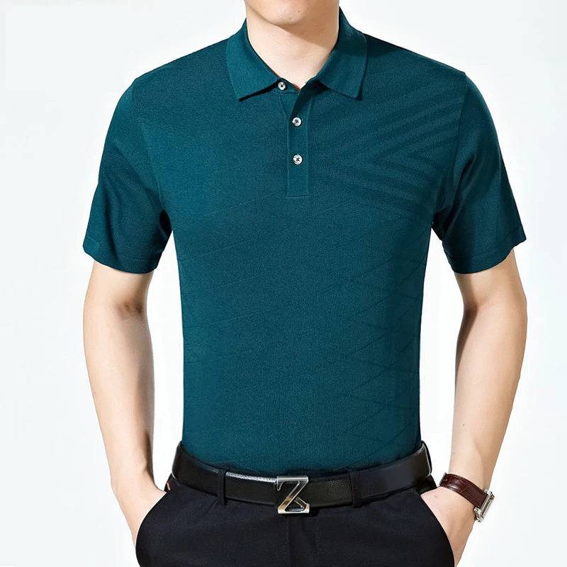 Solid Mens polo shirts XL short 2017 summer men's polo shirt half slim
