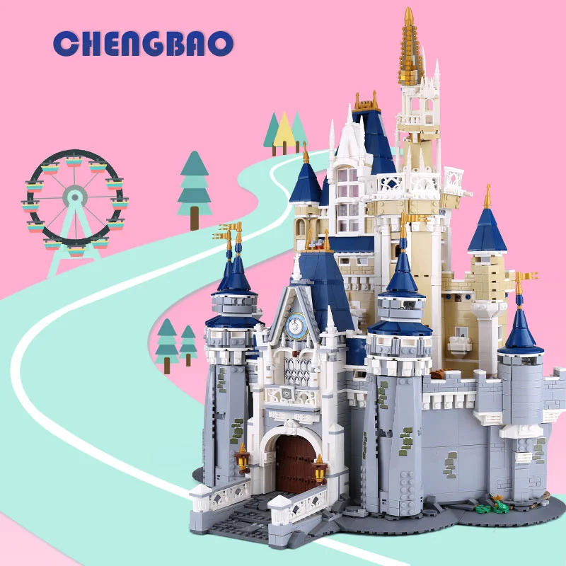 

L Model Compatible with Lego L16008 4160pcs Cinderella Models Building Kits Blocks Toys Hobby Hobbies For Boys Girls