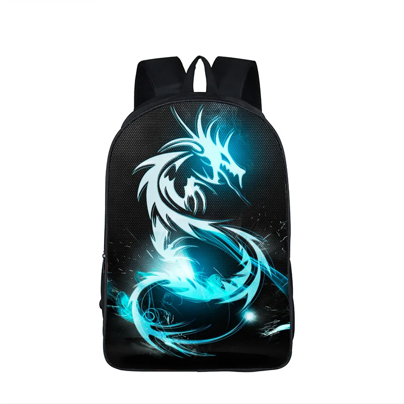 Fantastic Beasts Magic Dragon Backpack For Teenagers Preppy School Bags Boys Girls Daypack Student Bag Children