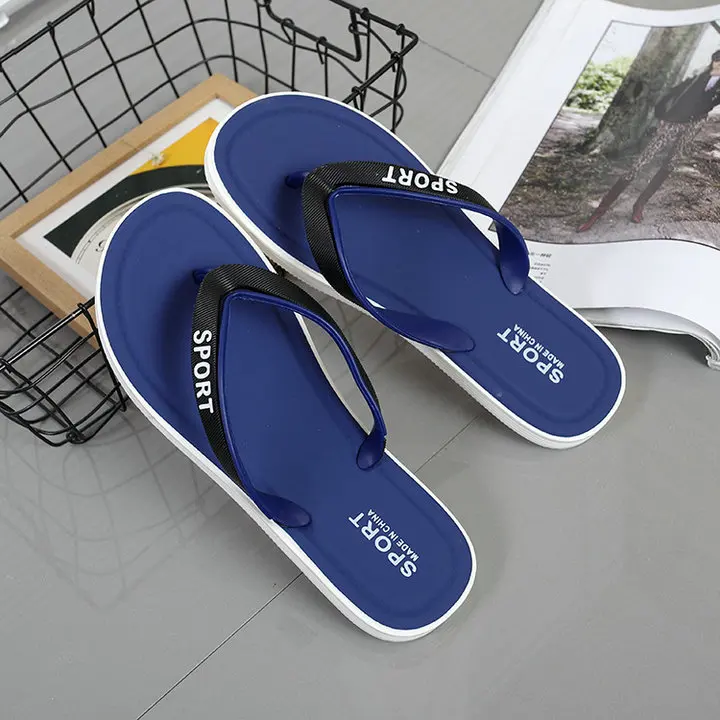 Flip-flops Beach Slim Sandal Shoes For Women Men Thick Sole Comfort Bath Outdoor Summer Proof Slippers (7)