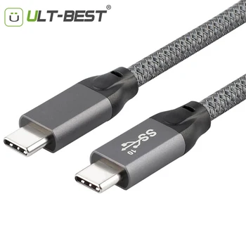 ULT-Best USB 3.1 Gen 2 Type C to USB C Cable E Marker Chip PD 5A 100W Quick Charge 4.0 10Gbps for Samsung S9 S8 Plus 50CM 1M
ULT-Best USB 3.1 Gen 2 Type C to USB C Cable E Marker Chip PD 5A 100W Quick Charge 4.0 10Gbps for Samsung S9 S8 Plus 50CM 1M