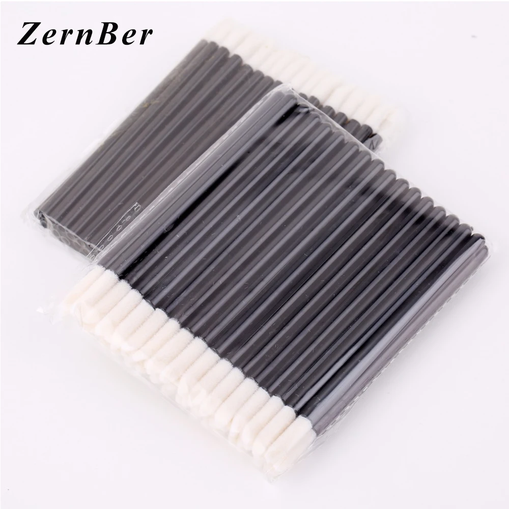 

1000pcs disposable lipbrush Make up brushes cleaner cleaning makeup brush applicators hollow Lip brush pen