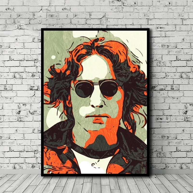 

John Lennon Poster Canvas Print Wall Art Home Decor No Frame